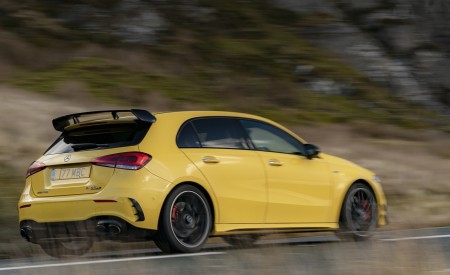 2020 Mercedes-AMG A 45 S (UK-Spec) Rear Three-Quarter Wallpapers 450x275 (38)
