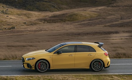 2020 Mercedes-AMG A 45 S (UK-Spec) Side Wallpapers 450x275 (30)