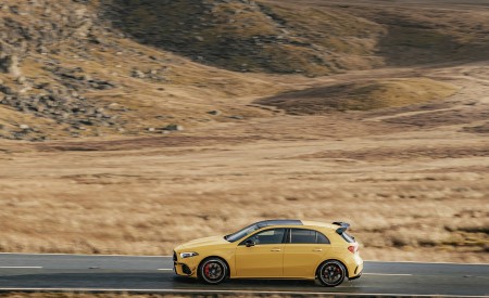 2020 Mercedes-AMG A 45 S (UK-Spec) Side Wallpapers 450x275 (31)