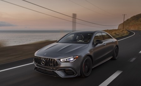 2020 Mercedes-AMG CLA 45 (US-Spec) Front Three-Quarter Wallpapers 450x275 (2)