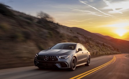 2020 Mercedes-AMG CLA 45 (US-Spec) Front Three-Quarter Wallpapers 450x275 (5)
