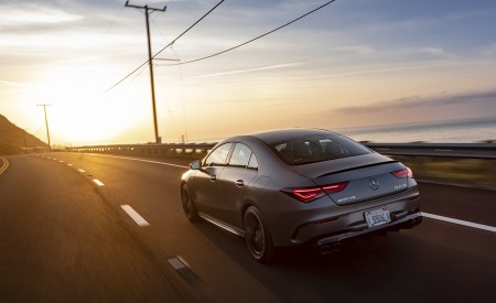 2020 Mercedes-AMG CLA 45 (US-Spec) Rear Three-Quarter Wallpapers 450x275 (11)