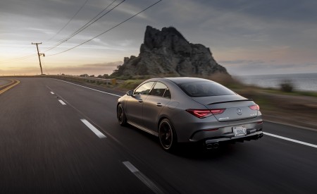 2020 Mercedes-AMG CLA 45 (US-Spec) Rear Three-Quarter Wallpapers 450x275 (13)
