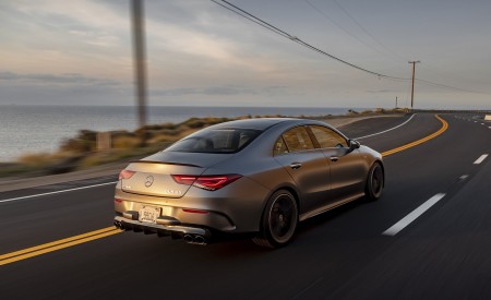 2020 Mercedes-AMG CLA 45 (US-Spec) Rear Three-Quarter Wallpapers 450x275 (15)