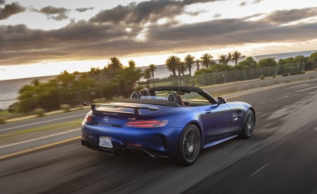 2020 Mercedes-AMG GT R Roadster (US-Spec) Rear Three-Quarter Wallpapers 450x275 (8)
