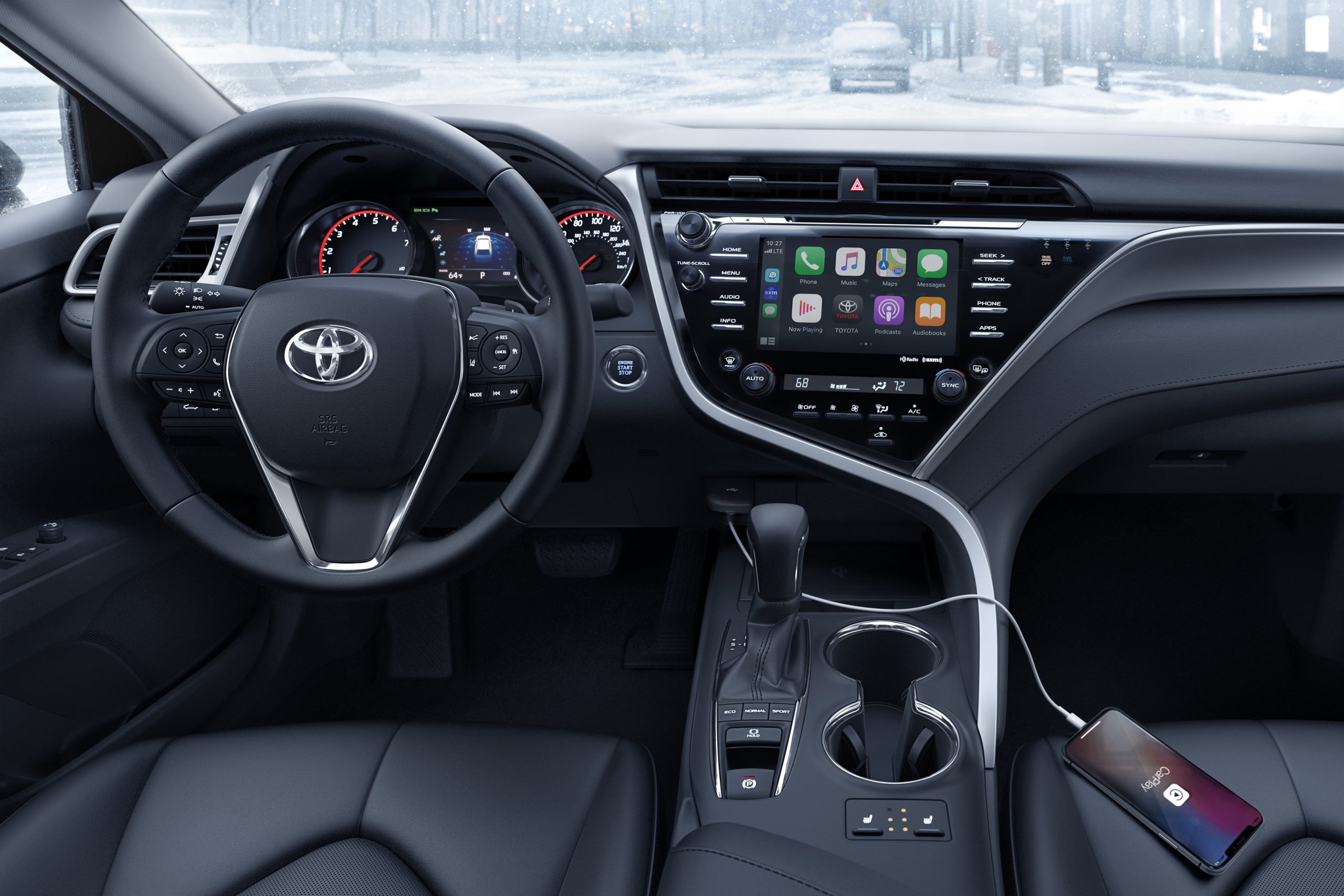 2020 Toyota Camry XLE AWD Interior Wallpapers (13)