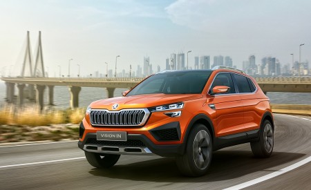 2020 Škoda Vision IN Front Three-Quarter Wallpapers 450x275 (2)