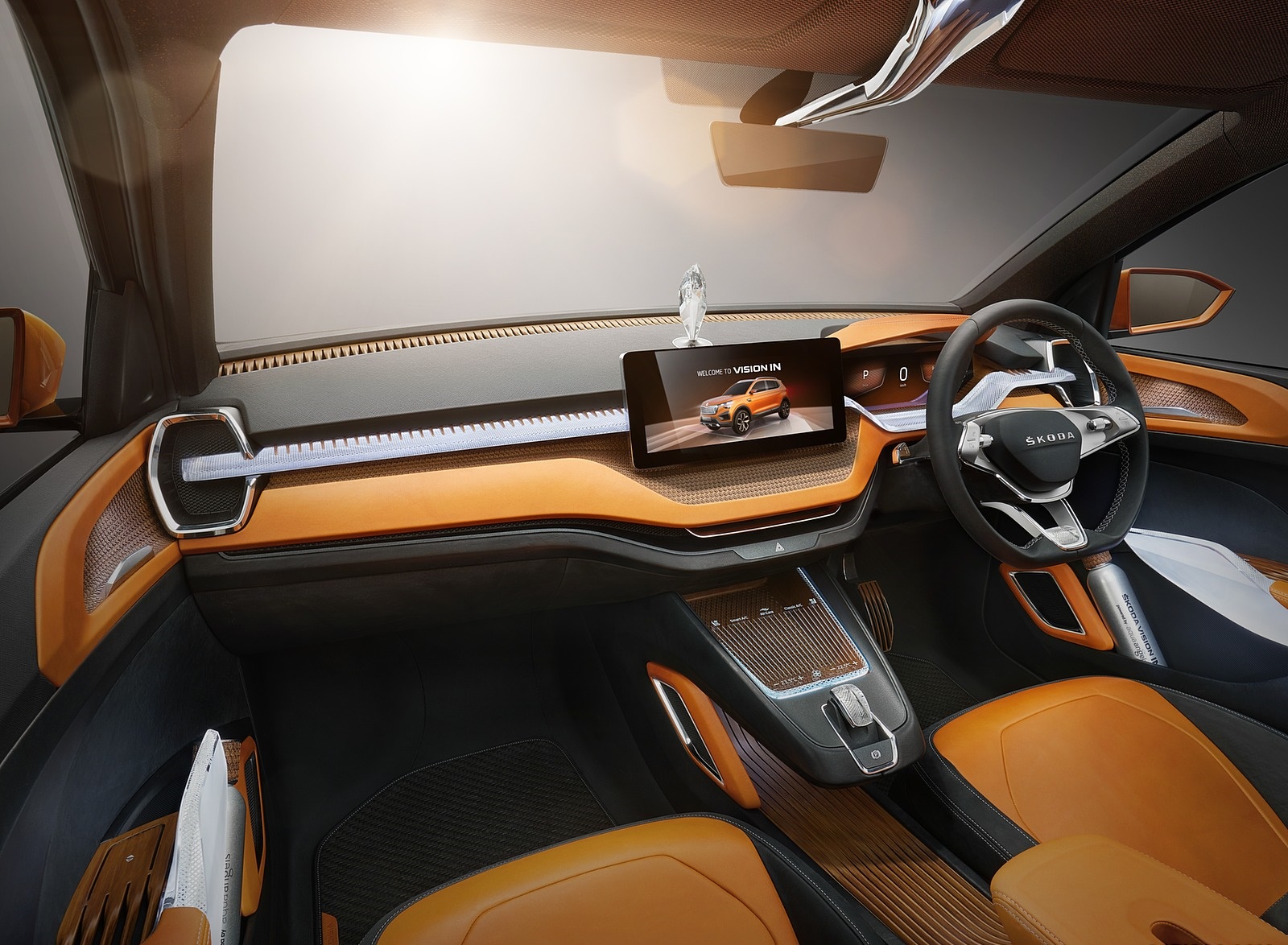 2020 Škoda Vision IN Interior Wallpapers (15)