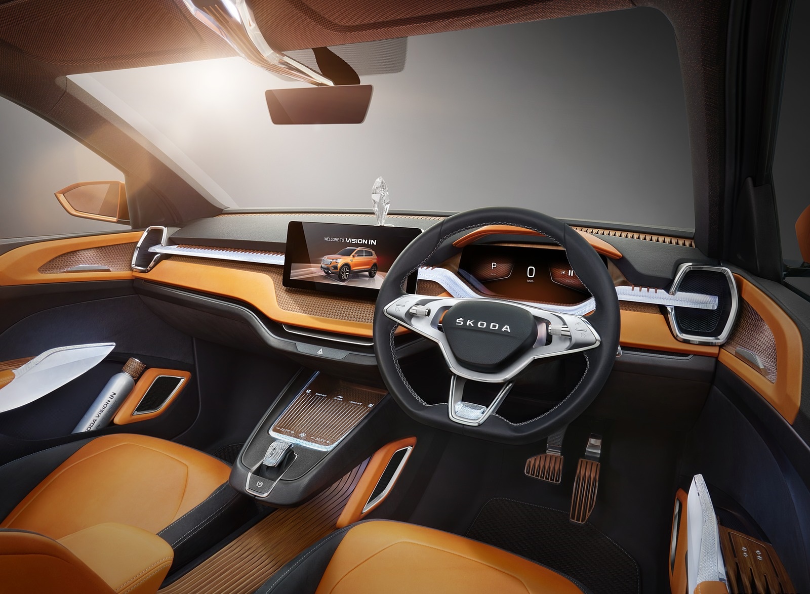 2020 Škoda Vision IN Interior Wallpapers (14)