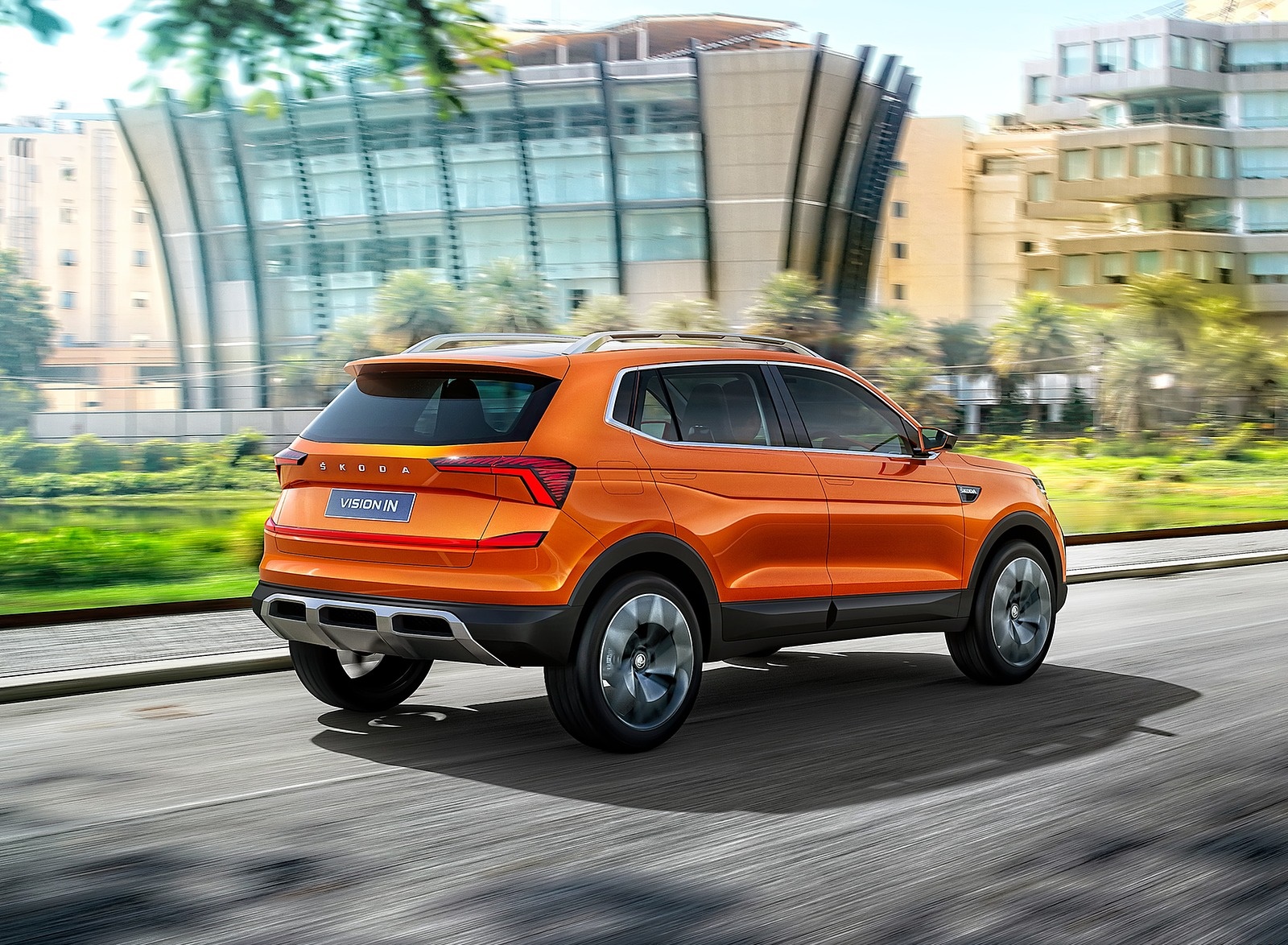 2020 Škoda Vision IN Rear Three-Quarter Wallpapers (3)