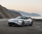 2021 Aston Martin Vantage Roadster (Color: Spirit Silver; US-Spec) Front Three-Quarter Wallpapers 150x120