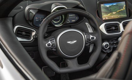 2021 Aston Martin Vantage Roadster (Color: Spirit Silver; US-Spec) Interior Steering Wheel Wallpapers 450x275 (128)