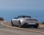 2021 Aston Martin Vantage Roadster (Color: Spirit Silver; US-Spec) Rear Three-Quarter Wallpapers 150x120