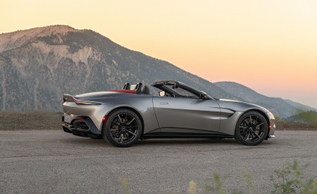 2021 Aston Martin Vantage Roadster (Color: Spirit Silver; US-Spec) Side Wallpapers 450x275 (119)