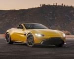 2021 Aston Martin Vantage Roadster (Color: Yellow Tang; US-Spec) Front Three-Quarter Wallpapers 150x120