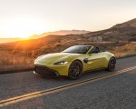 2021 Aston Martin Vantage Roadster (Color: Yellow Tang; US-Spec) Front Three-Quarter Wallpapers 150x120