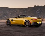 2021 Aston Martin Vantage Roadster (Color: Yellow Tang; US-Spec) Rear Three-Quarter Wallpapers 150x120