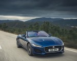 2021 Jaguar F-TYPE P300 Convertible RWD (Color: Bluefire) Front Three-Quarter Wallpapers 150x120 (4)