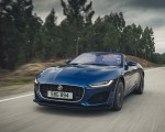 2021 Jaguar F-TYPE P300 Convertible RWD (Color: Bluefire) Front Three-Quarter Wallpapers 150x120 (2)