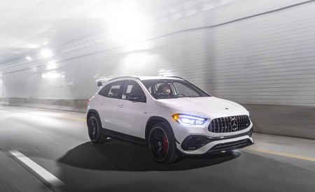 2021 Mercedes-AMG GLA 45 Front Three-Quarter Wallpapers  450x275 (2)
