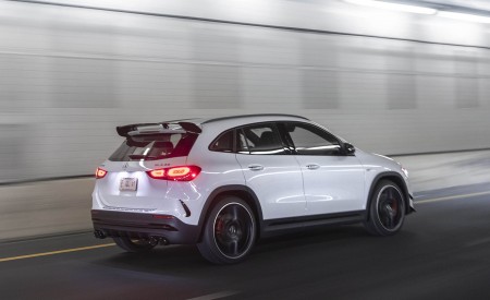 2021 Mercedes-AMG GLA 45 Rear Three-Quarter Wallpapers 450x275 (9)