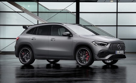 2021 Mercedes-AMG GLA 45 S 4MATIC+ (Color: Magno Grey) Front Three-Quarter Wallpapers 450x275 (57)