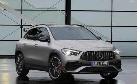 2021 Mercedes-AMG GLA 45 S 4MATIC+ (Color: Magno Grey) Front Three-Quarter Wallpapers 450x275 (56)
