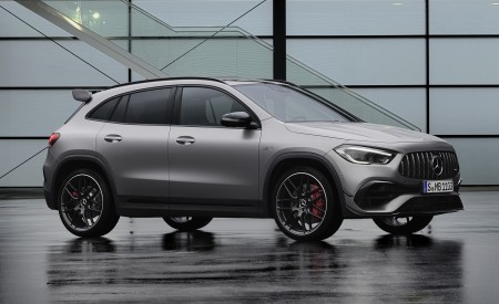 2021 Mercedes-AMG GLA 45 S 4MATIC+ (Color: Magno Grey) Front Three-Quarter Wallpapers 450x275 (55)