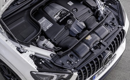 2021 Mercedes-AMG GLE 63 S 4MATIC+ Coupe (Color: Diamond White) Engine Wallpapers 450x275 (63)