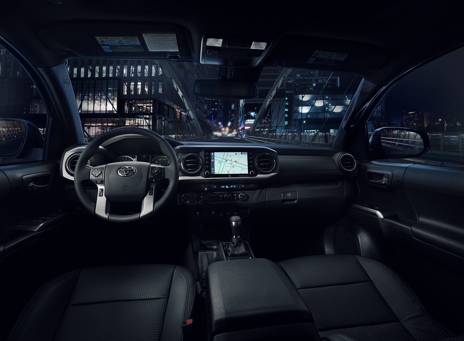 2021 Toyota Tacoma Nightshade Special Edition Interior Cockpit Wallpapers (14)