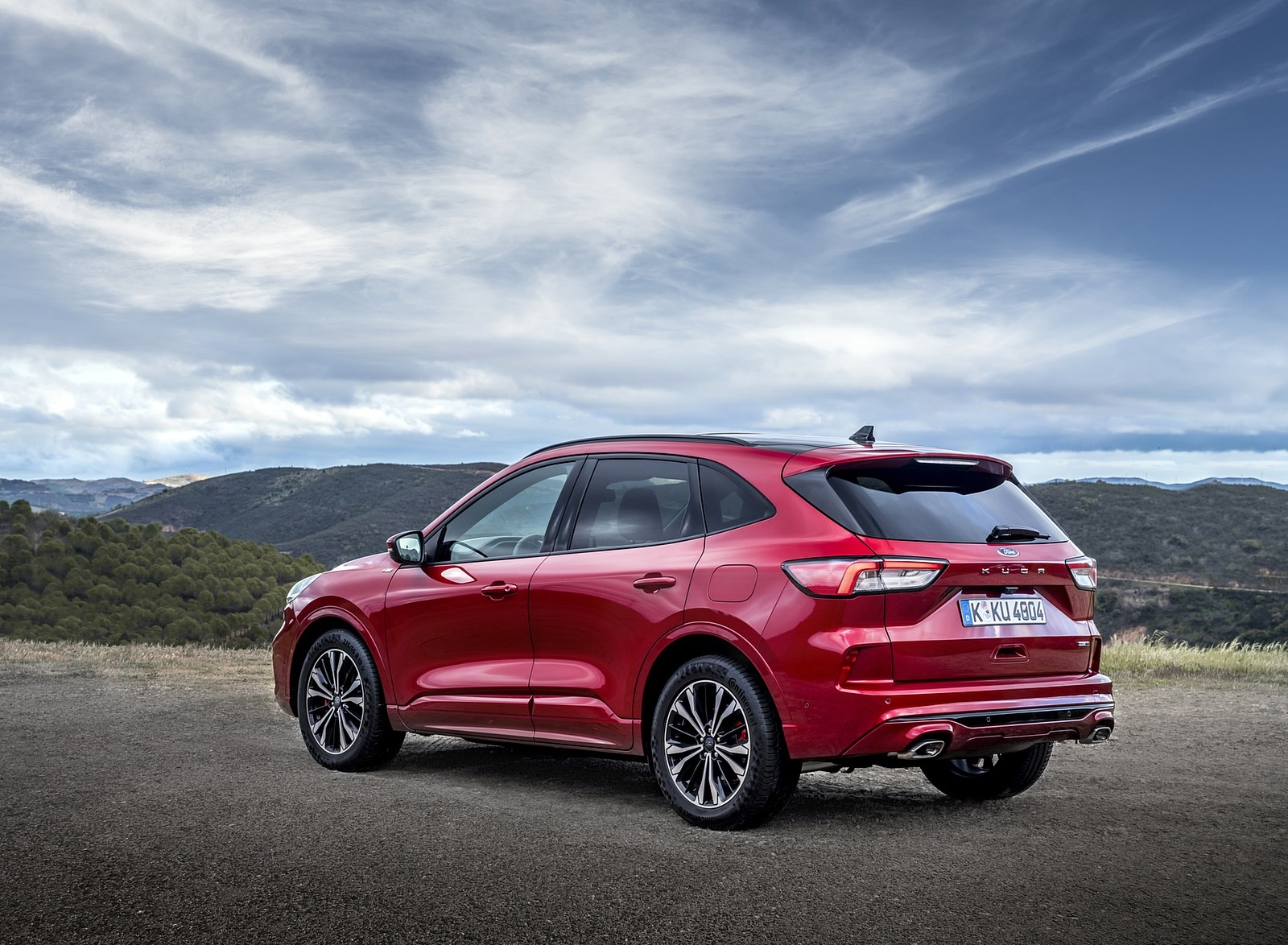 2020 Ford Kuga Hybrid ST-Line Rear Three-Quarter Wallpapers (14)