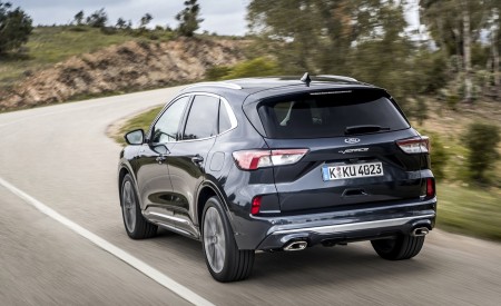 2020 Ford Kuga Hybrid Vignale Rear Three-Quarter Wallpapers 450x275 (3)