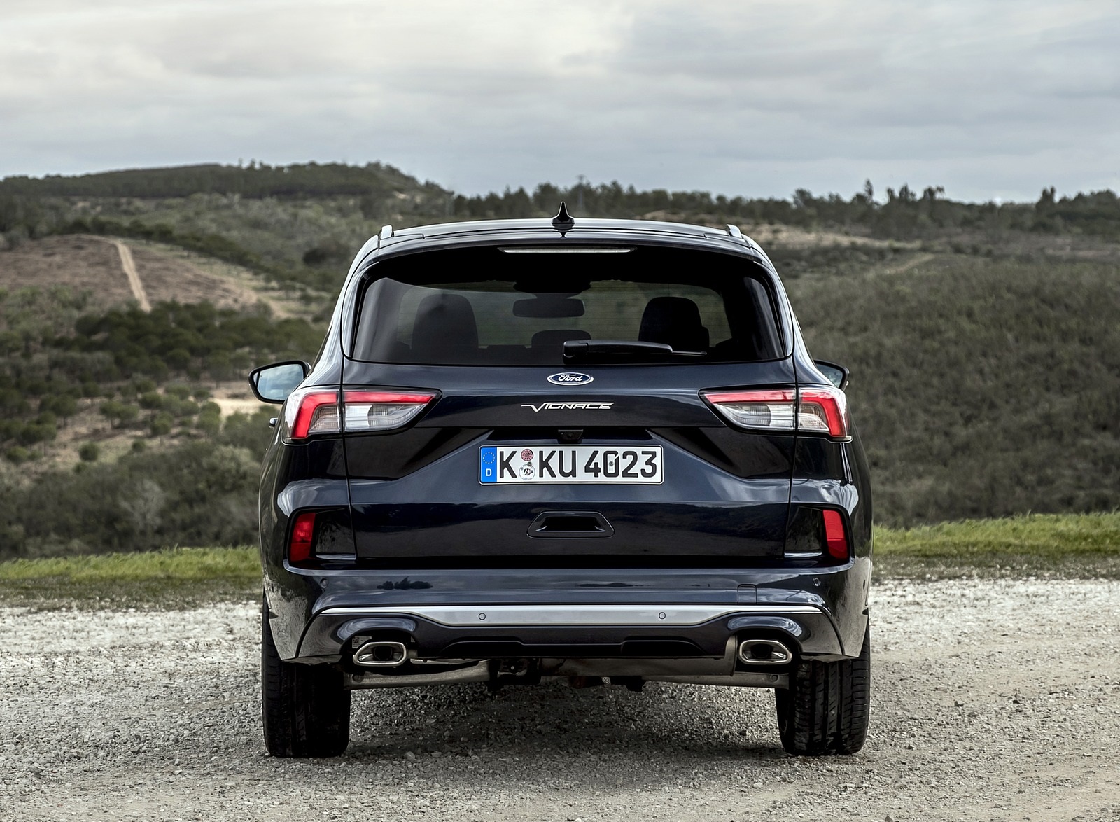 2020 Ford Kuga Hybrid Vignale Rear Wallpapers (10)