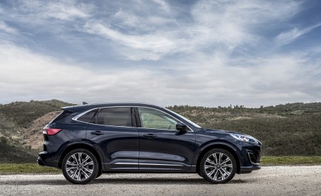 2020 Ford Kuga Hybrid Vignale Side Wallpapers 450x275 (11)