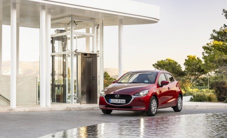 2020 Mazda2 (Color: Red Crystal) Front Three-Quarter Wallpapers 450x275 (69)