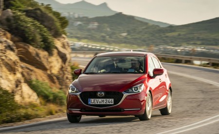 2020 Mazda2 (Color: Red Crystal) Front Wallpapers 450x275 (28)