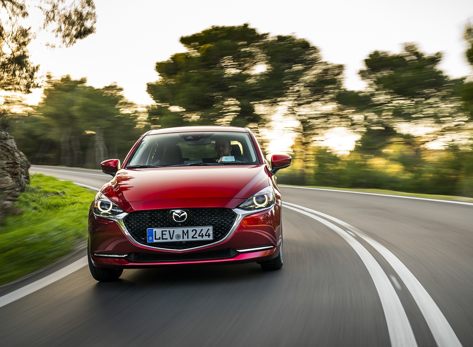 2020 Mazda2 (Color: Red Crystal) Front Wallpapers (12)