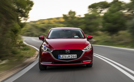 2020 Mazda2 (Color: Red Crystal) Front Wallpapers 450x275 (13)