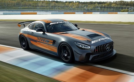 2020 Mercedes-AMG GT4 Front Three-Quarter Wallpapers 450x275 (2)
