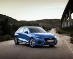 2021 Audi A3 Sportback (Color: Atoll Blue) Front Three-Quarter Wallpapers 150x120