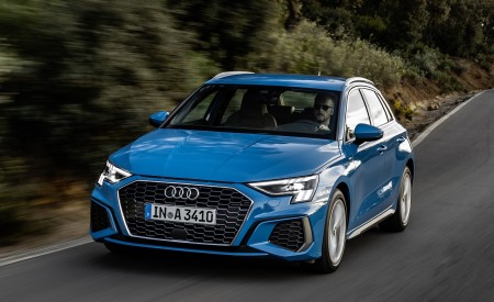 2021 Audi A3 Sportback (Color: Atoll Blue) Front Wallpapers 450x275 (48)