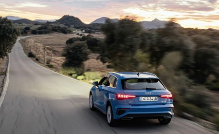 2021 Audi A3 Sportback (Color: Atoll Blue) Rear Wallpapers 450x275 (49)