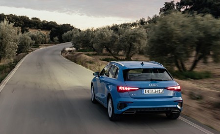 2021 Audi A3 Sportback (Color: Atoll Blue) Rear Wallpapers 450x275 (50)