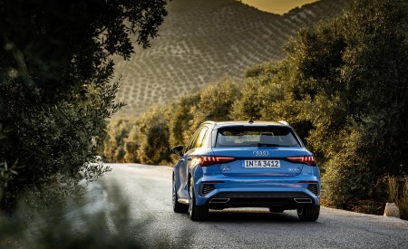 2021 Audi A3 Sportback (Color: Atoll Blue) Rear Wallpapers 450x275 (66)