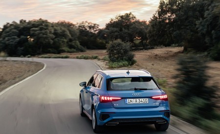2021 Audi A3 Sportback (Color: Atoll Blue) Rear Wallpapers 450x275 (51)
