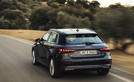 2021 Audi A3 Sportback (Color: Manhattan Gray) Rear Three-Quarter Wallpapers 450x275 (36)