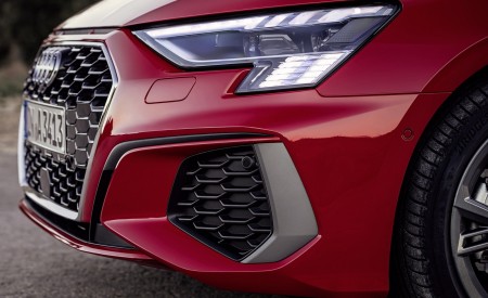 2021 Audi A3 Sportback (Color: Tango Red) Headlight Wallpapers 450x275 (12)