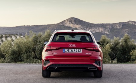 2021 Audi A3 Sportback (Color: Tango Red) Rear Wallpapers 450x275 (9)