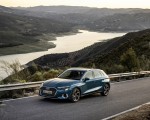 2021 Audi A3 Sportback (Color: Turbo Blue) Front Three-Quarter Wallpapers 150x120