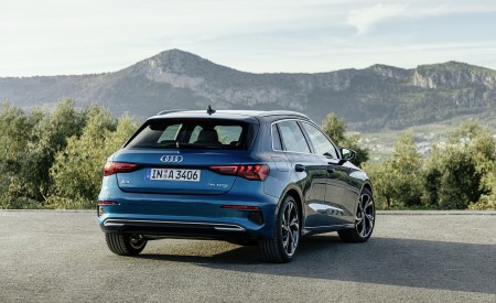 2021 Audi A3 Sportback (Color: Turbo Blue) Rear Wallpapers 450x275 (31)